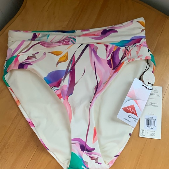 Calia by Carrie Underwood Swim Collection High Rise Bottoms NWT size XS - Picture 1 of 6
